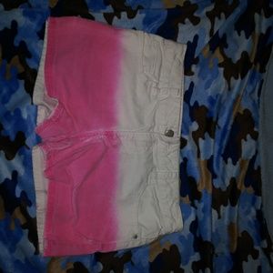Pink ombre shorts